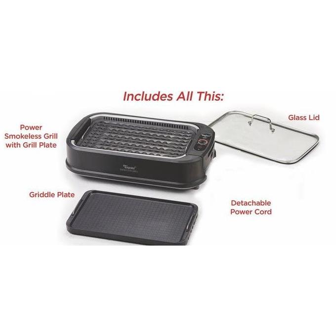 Diskon Toyomi Electric Grill Smokeless Bbq 2002 - Bbq2002 Alat Grill Toyomi