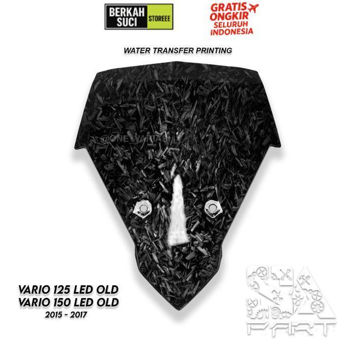 Prermium Dasi Depan Carbon Forged Vario Led Old / Dasi Dudukan Plat Vario Led Old 125 150 Carbon For