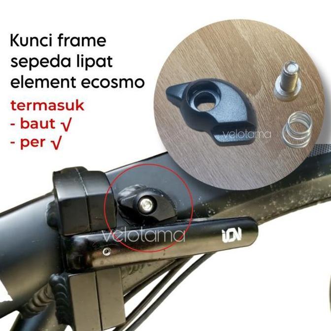 Kunci frame sepeda lipat ecosmo pengunci frame sepeda lipat folding bike frame lock buckle