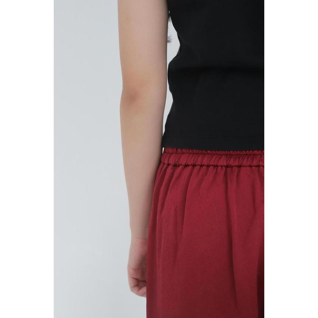 Celana Kulot/ Celana Panjang/ Celana Wanita/ Fashion Wanita - Maroon