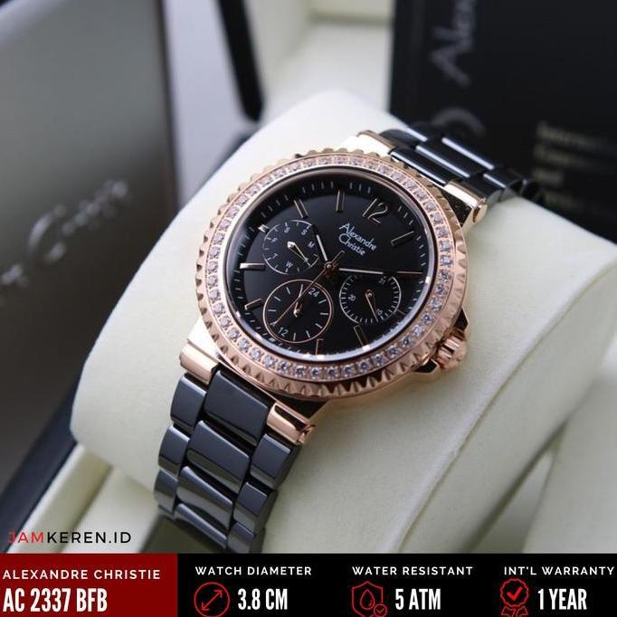 Jam Tangan Wanita Alexandre Christie 2337 AC2337 AC 2337 BF Orinal