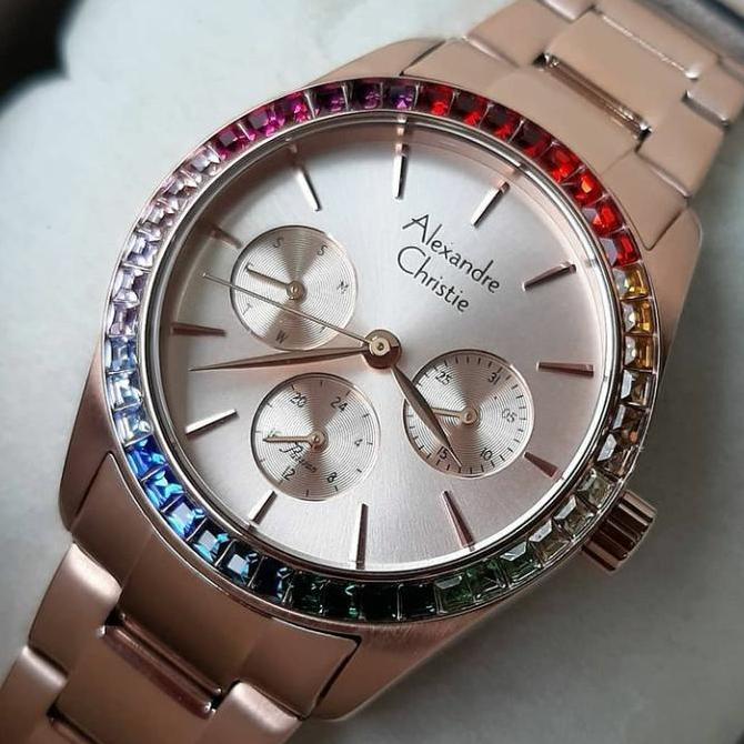 Jam Tangan Wanita Alexandre Christie Ac 2876 All Steel