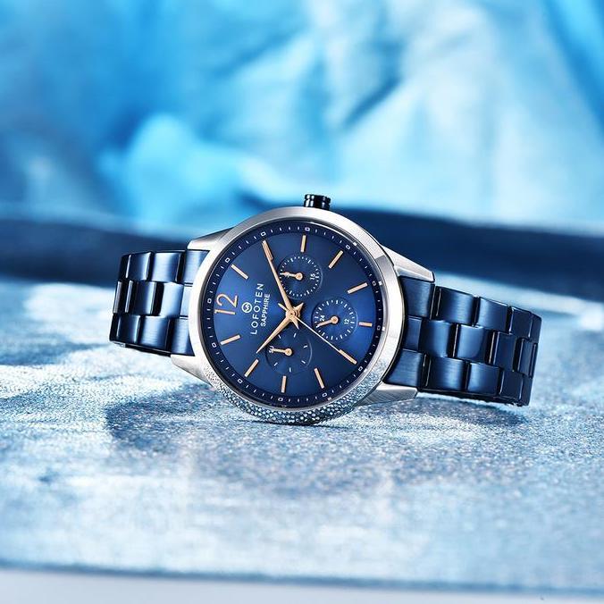 LOFOTEN 2309 Jam Tangan Wanita Sapphire Biru Orinal