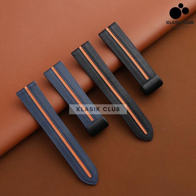 Strap Smartwatch Qui Release 22Mm 20Mm Kulit Tali Jam Smartwatch For Watch Gt 5 46Mm