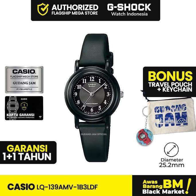 Casio General LQ-139AMV-1B3LDF | Jam Tangan Wanita Cewek | | Anti Air | Orinal | Casio Watches | LQ-