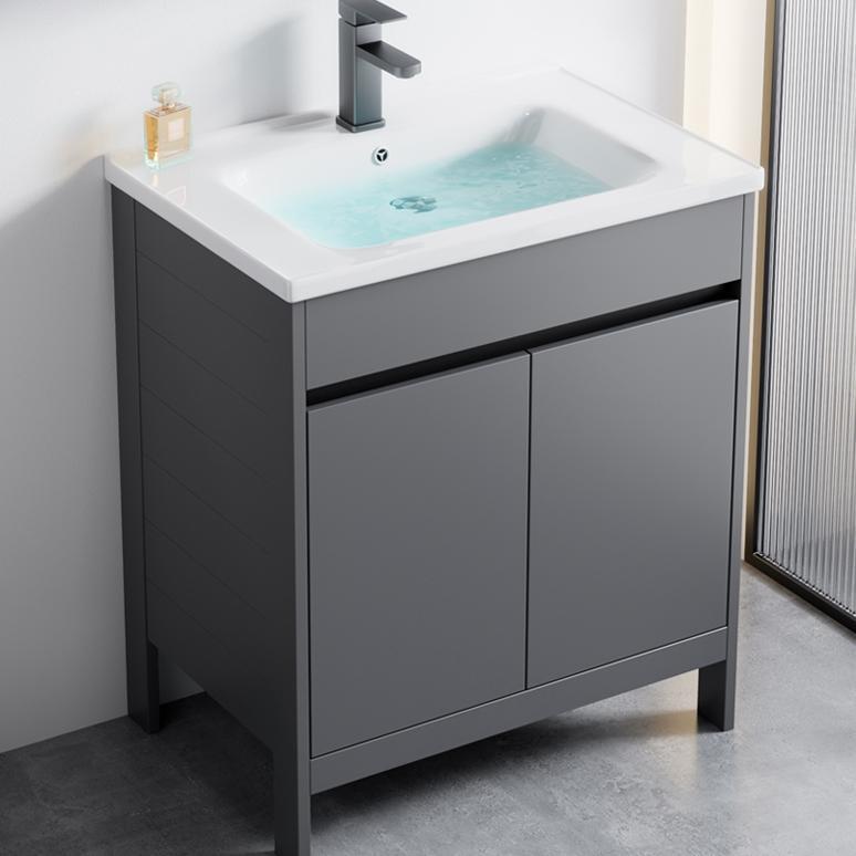 Wastafel Kamar mandi wastafel Keramik wastafel berdiri Kabinet berdiri lantai Set baskom baskom