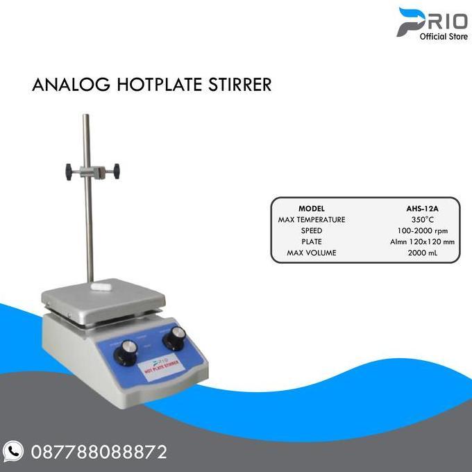 Analog Hotplate Hot Plate Stirrer Alat Lab Laboratorium WAR