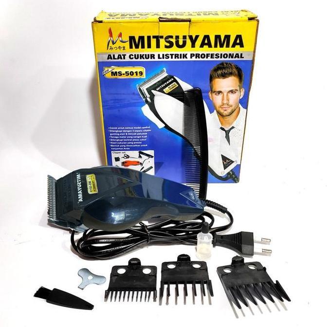 Alat Cukur Rambut Listrik Mitsuyama Ms-5019 Hair Clipper Mesin Cukur