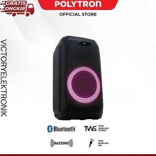 speaker karaoke portable Polytron PPS 8L12
