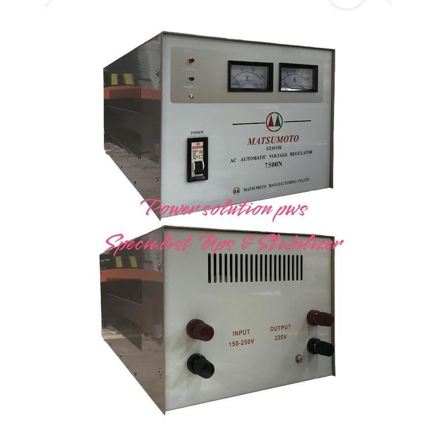 Stabilizer Matsumoto 7500, Stavol Matsumoto 7500VA Matsumoto 7500N Stabiser Matsumoto 7500 Watt 1 Ph