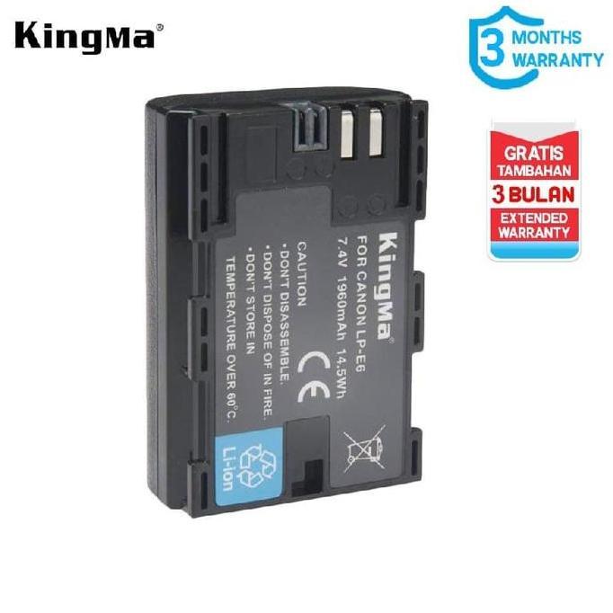 KINGMA Battery for Canon LP-E6