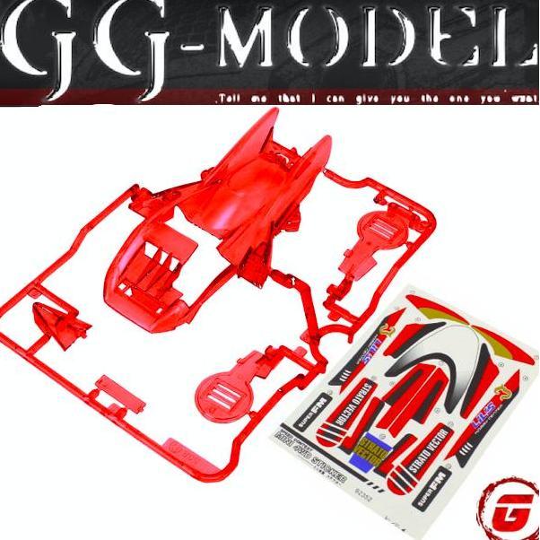 REP TAMIYA 92352 STRATO VECTOR CLEAR RED SPECIAL BODY SET KODE 952