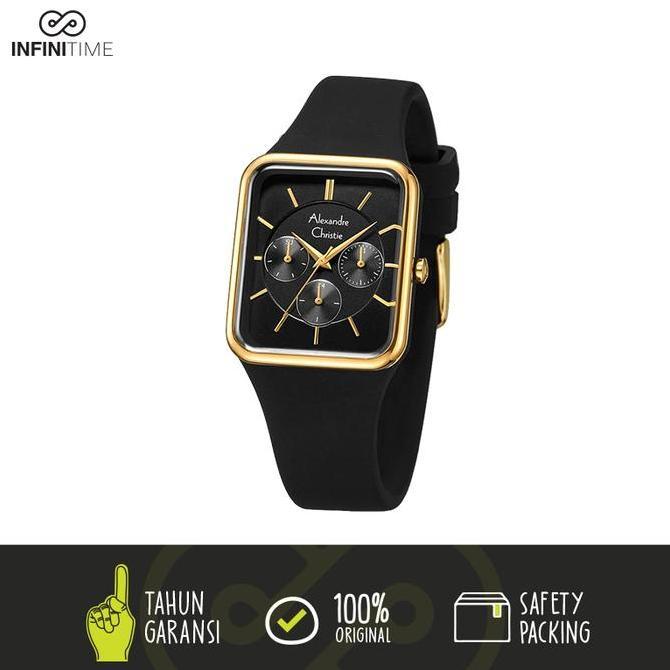 Jam Tangan Alexandre Christie AC 2744 Hitam Wanita