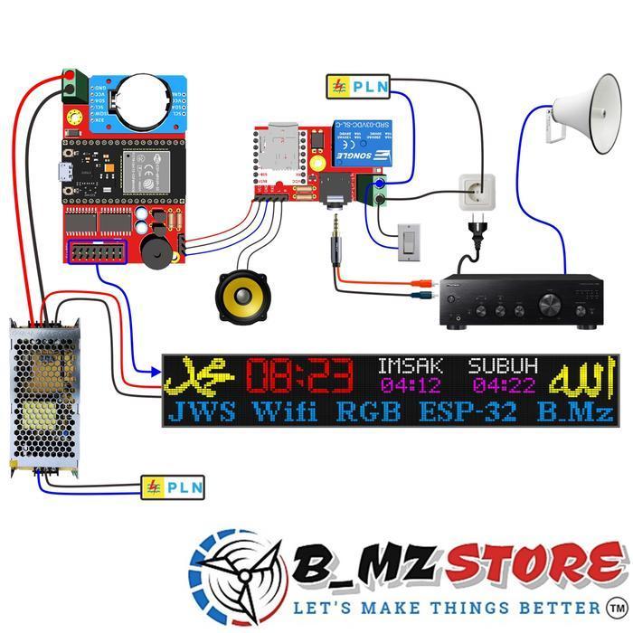 Modul Mp3 Plus Relay On/Off Jws Dan Bel Sekolah Original Dan Terpercaya