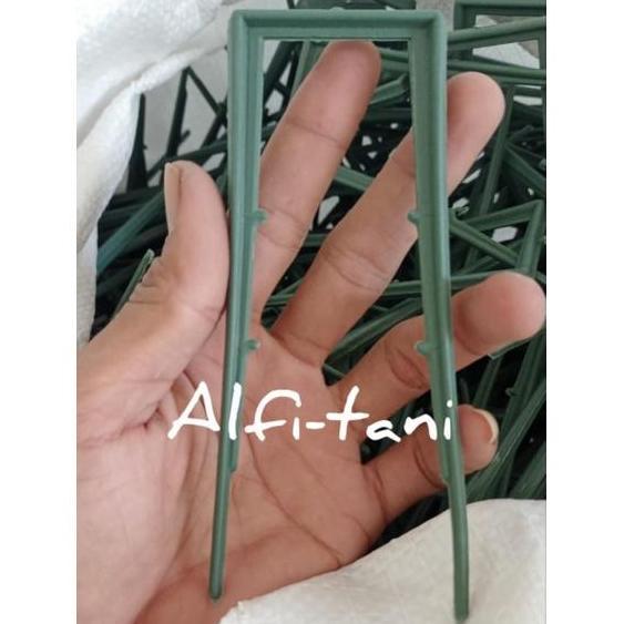 Jepit mulsa uk panjang 14x5cm tusuk mulsa pasak mulsa