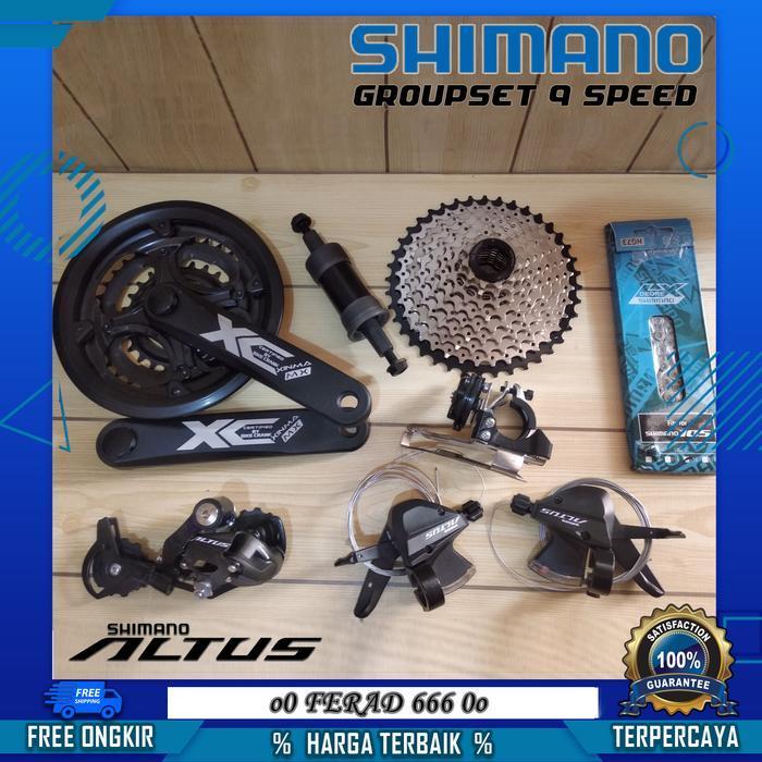 Groupset 7/8/9 Speed Model Shimano Tourney/Altus/Alivio For Mtb Original Dan Terpercaya