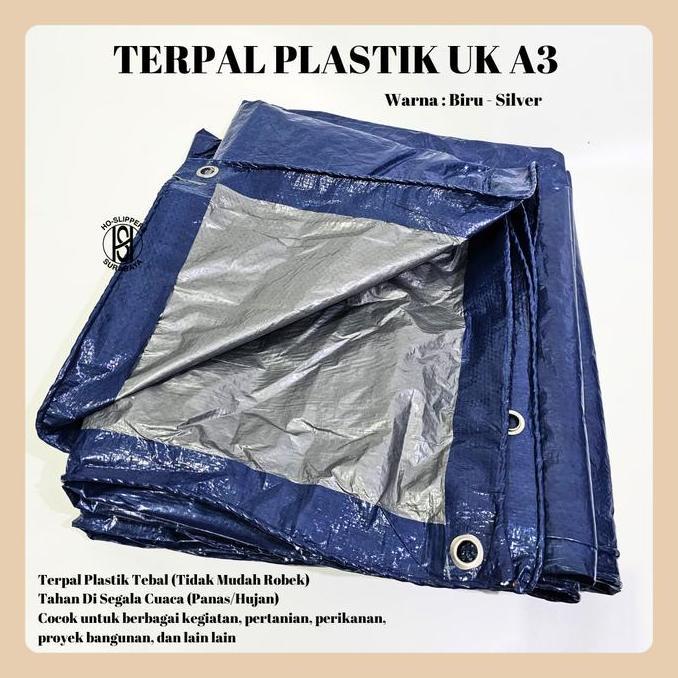 Terjangkau Terpal Plastik A3 Uk 3X3 3X4  / Terpal Plastik / Terpal A3