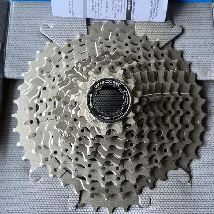 Groupset Mini Shimano Deore M4100 1X10 Speed Shifter Sprocket Rantai Rd Japan Original New Original 