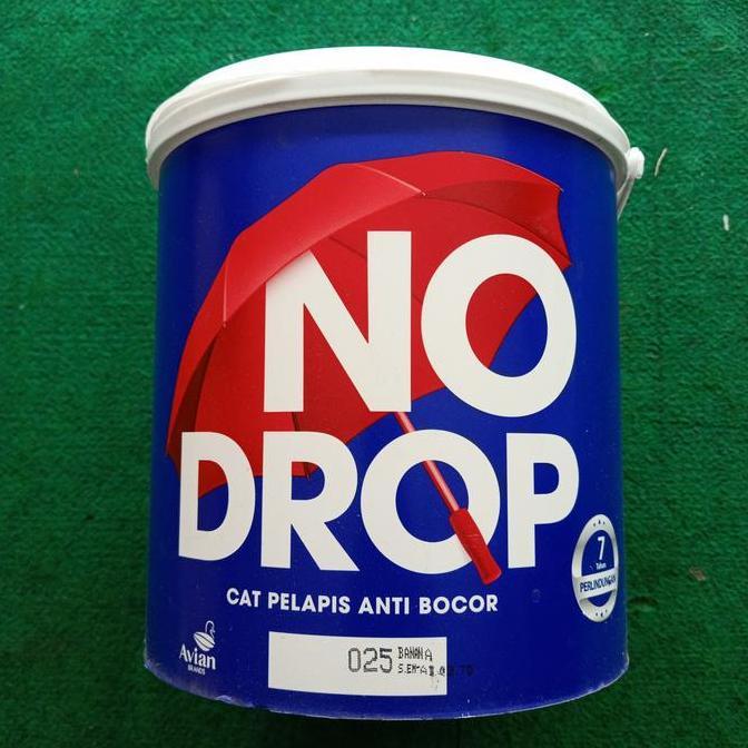 TERMURAH - No Drop warna kuning 025 Banana, cat pelapis anti bocor 4 kg ( galon)