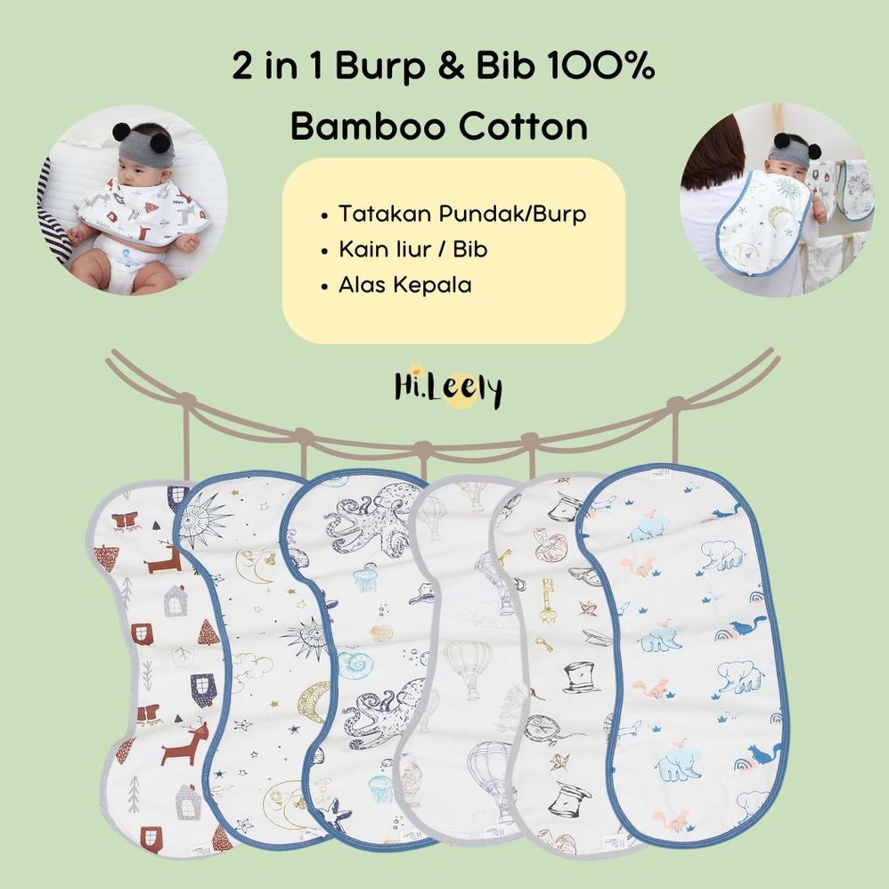 BIB & BURP PREMIUM WATERPROOF & BAMBOO COTTON, BURP MULTIFUNGSI, CELEMEK BAYI