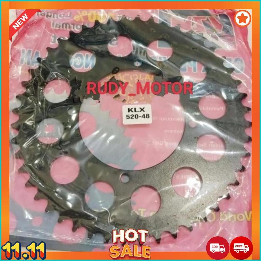 GIR GEAR BELAKANG KLX150 KLX 150 BF DT S L 520 48 520 48 VZM [S1]
