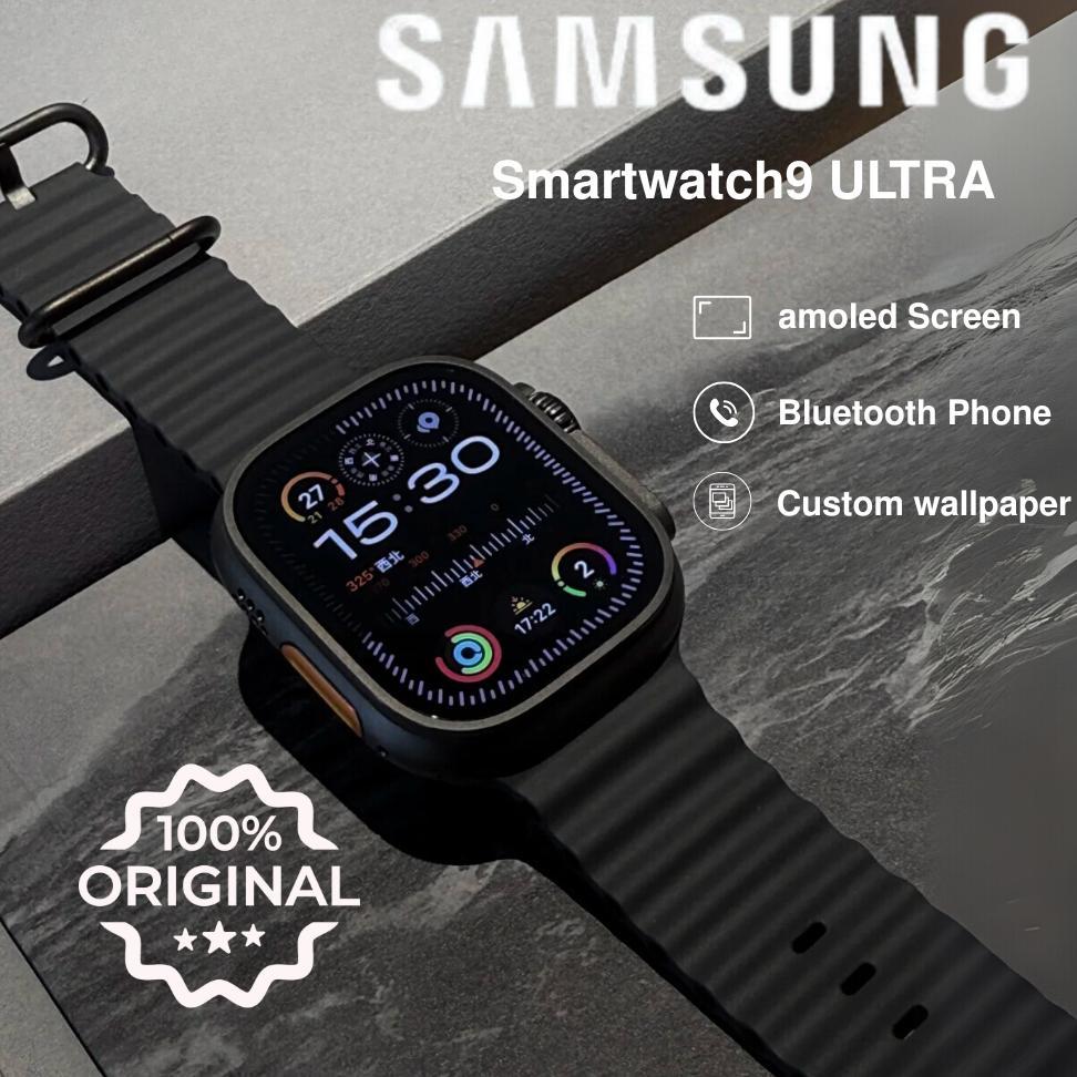 BEST DEALS PROMO TERBARU 100OriginalSamsung-smartWatch 9 ultra amoled jam tangan Pria Wanita Full To