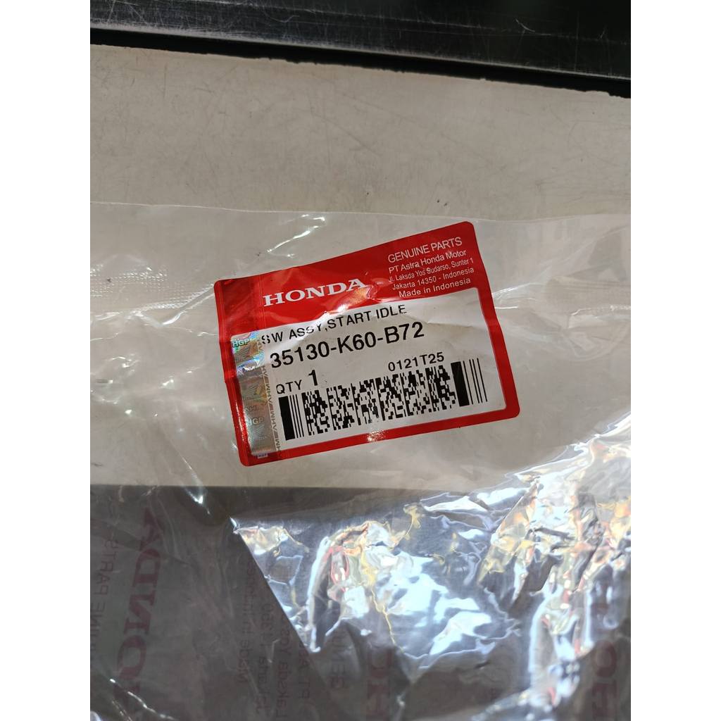 Holder Kanan Switch Starter Idle Honda Vario 125 LED new 2018 - 2022 35130 K60 B72 Tombol Stater