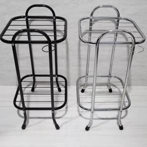 OUTRED Rak dispenser dan  Rak Magic com 2 Susun - Hitam | Meja Dispenser air Galon