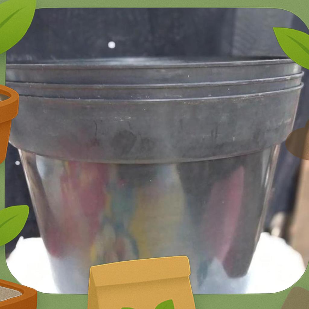 Pot Hitam Polos 40/Pot Tanaman / Pot Bunga