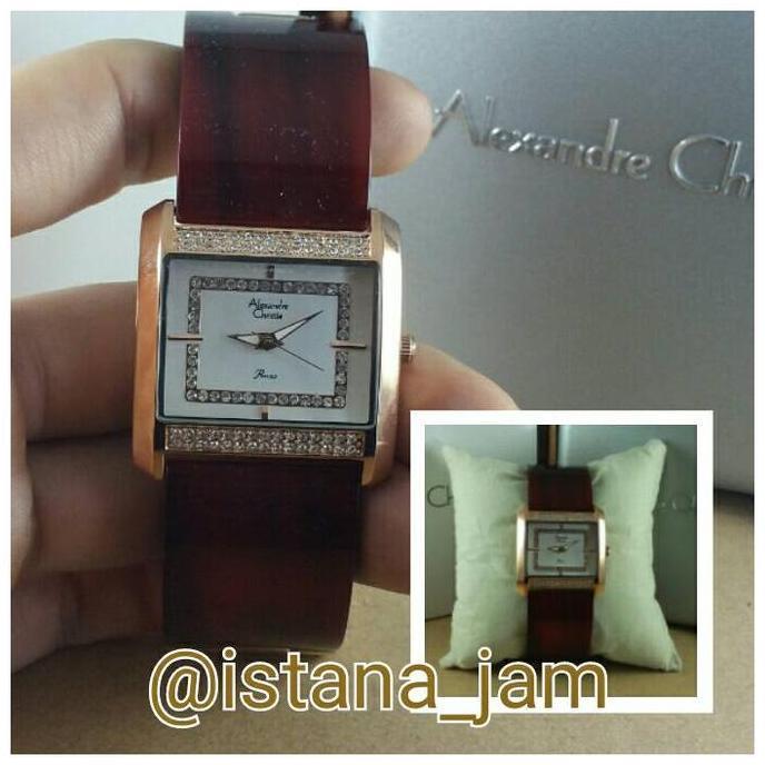 Jam Tangan Wanita Alexandre Christie 2535 Merah Orinal