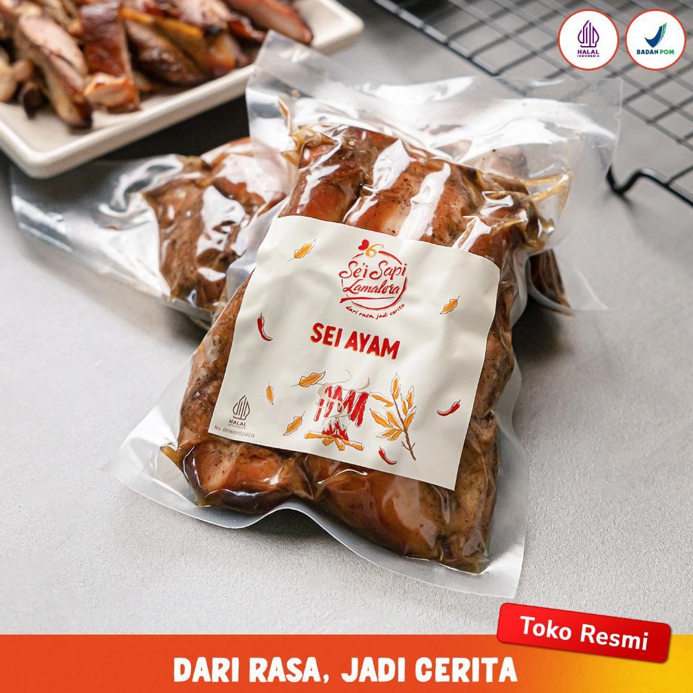 Sei Ayam 250gr | Daging Ayam Asap | Sei Sapi Lamalera | Halal