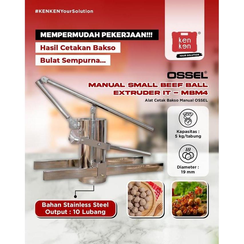 Alat Cetak Bakso Manual Cetak Cilok Cetak Pentol 10 Lubang Ossel Promo Premium