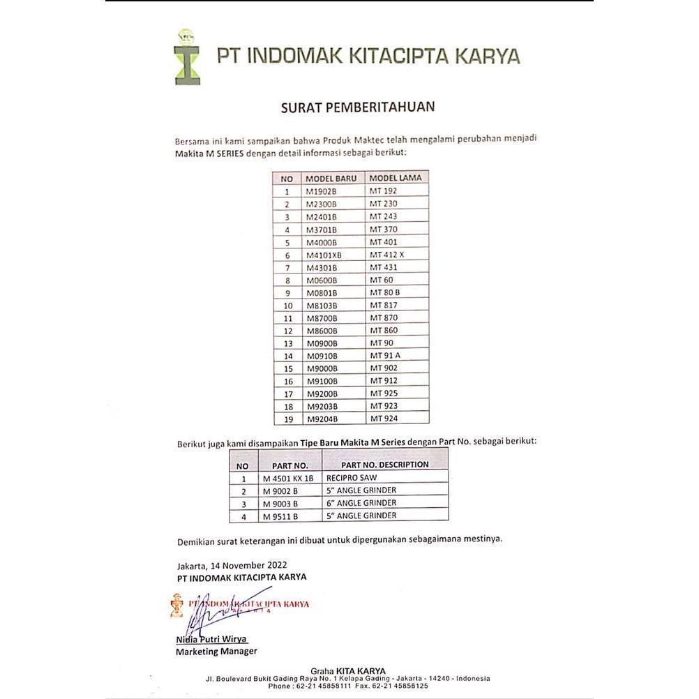 Mesin Bor Tangan Tembok Beton 13Mm Maktec Mt817 Mt 817 Original Dan Terpercaya