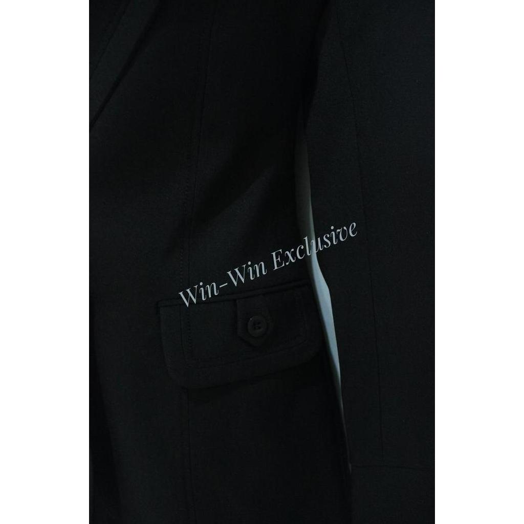 Setelan Blazer Kerja Kantor Wanita Hitam Rompi Modis