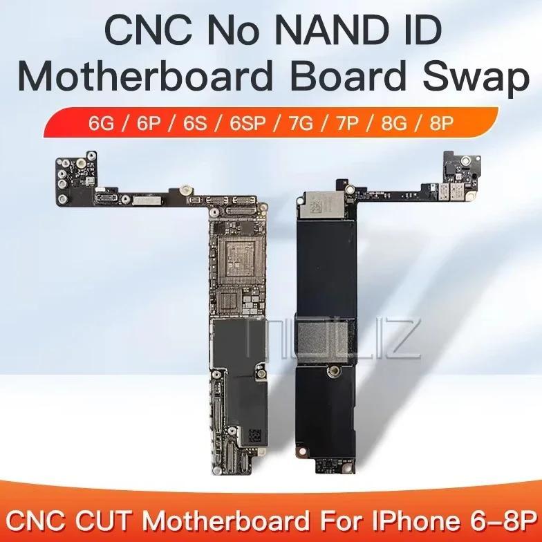 CNC ID Motherboard for IPhone 6 6S 7 8 Plus ICloud Mainboard Swap Removed Baseband CPU Logic Board w