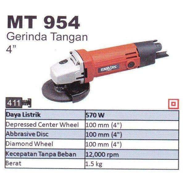 Mesin Gerinda / Maktec Mt 954 Original Dan Terpercaya