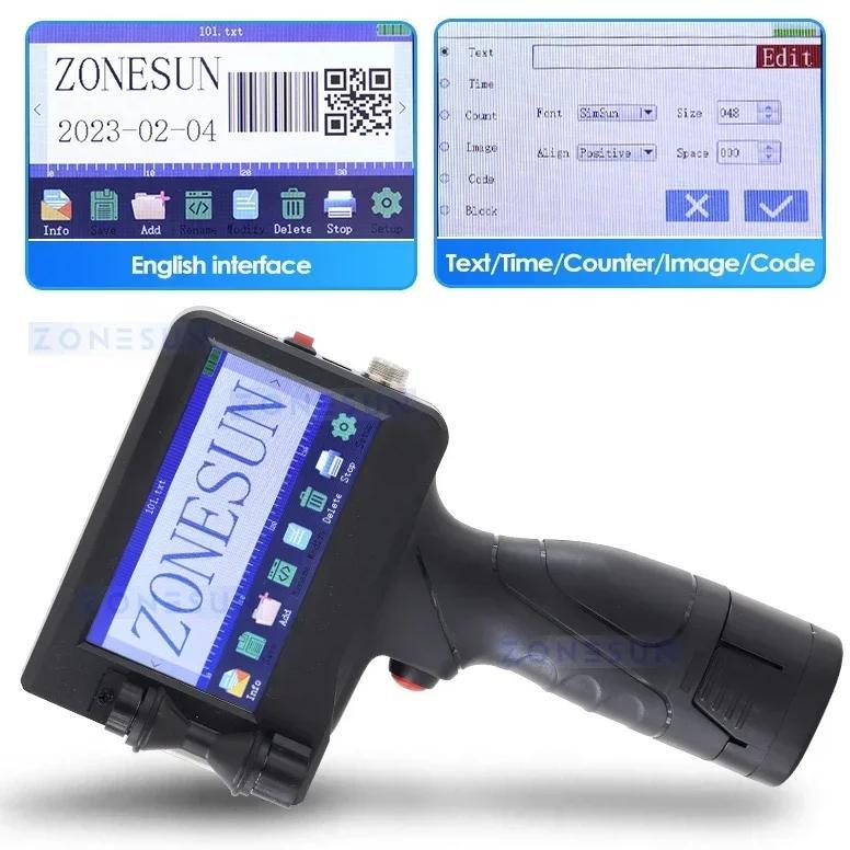 ZONESUN Handheld Inkjet Coder ZS-HIP127