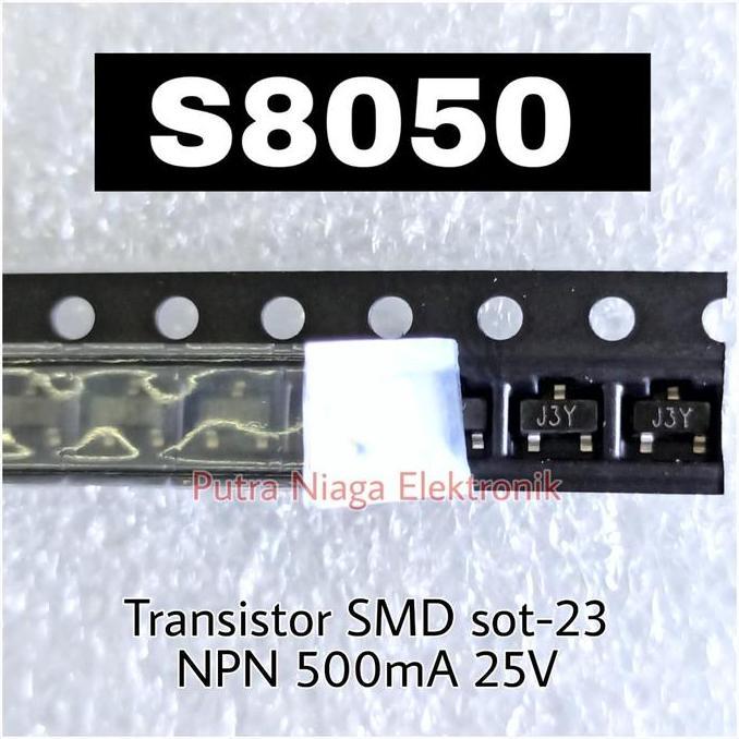 Diskon (10) Transistor SMD S8050 NPN SOT-23 ( marking : J3Y ) SS8050 TR 8050 smd putran1a Segera Bel