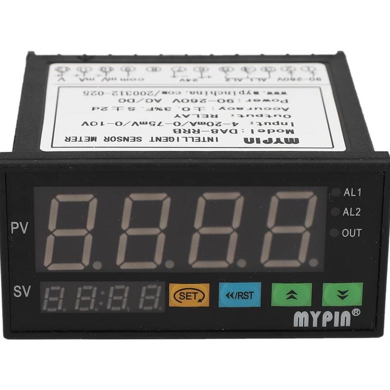 mypin Digital Sensor Meter Multi-Functional Intelligent Led Display 0-75Mv/4-20Ma/0-10V 2 Relay Alar