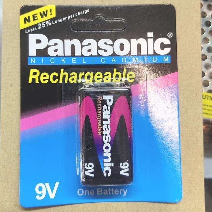 Baterai 9V Rechargeable Batre 9 Volt Panas Onic Battery Garansi Original Asli