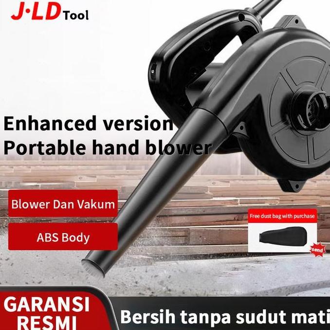 JLD Hand Blower Angin Kencang Listrik Blower Keong Portable Blower Dan Vakum 2in1