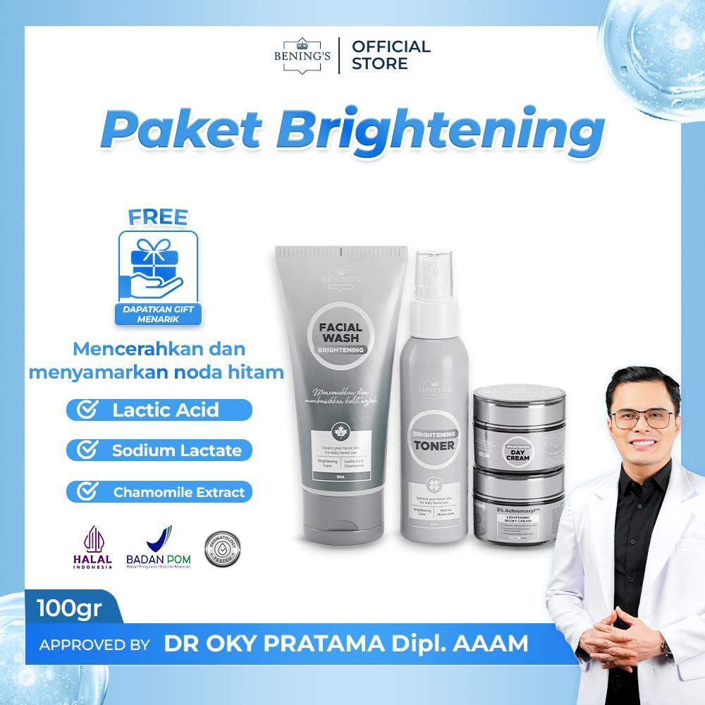 Bening Skincare Doctor Oky Pratama Paket Brightening | Bening Skincare Dr Oky Pratama