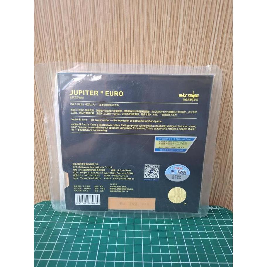 Karet Tenis Meja Yinhe Jupiter 3 Euro