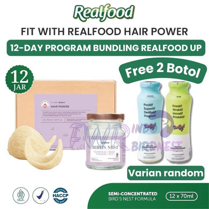 Realfood Hair Power FREE REALFOOD UP 2 BOTOL