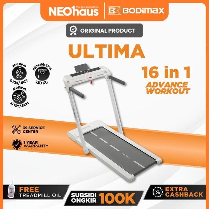 Promo BODIMAX RUNNING PAD ULTIMA - Treadmill Digital Bodimax Diskon
