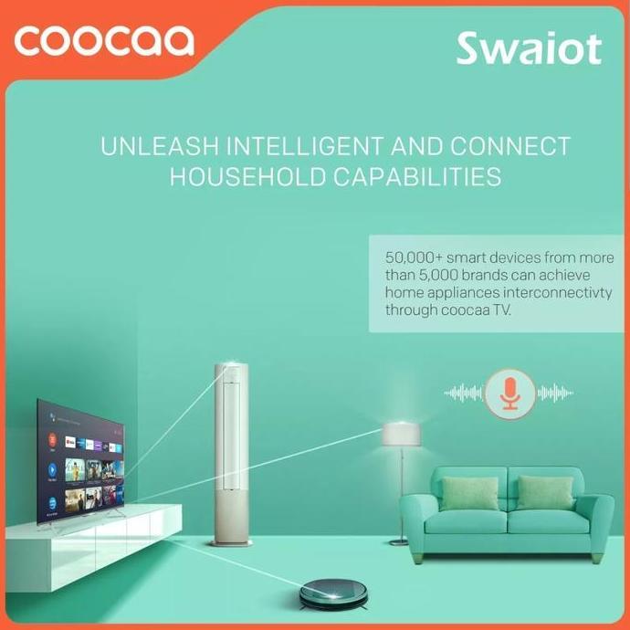 Terlaris Coocaa Tv Led Android Tv 4K Uhd 50 55 Inch Coocaa 50S6G 55S6G Pro Max