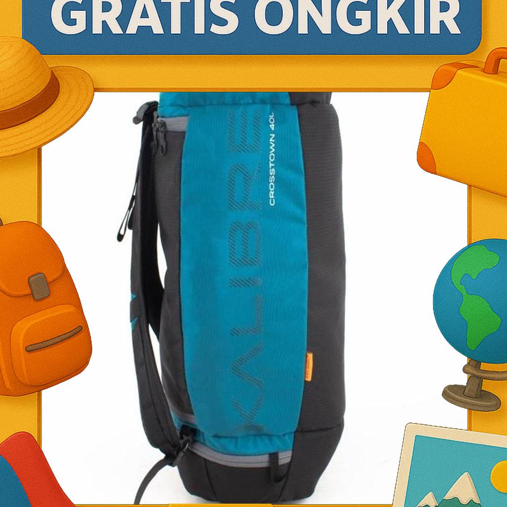 Tas Duffel Kalibre Crosstown 930080 328 Travel Bag 40L Tas Pakaian/Gym