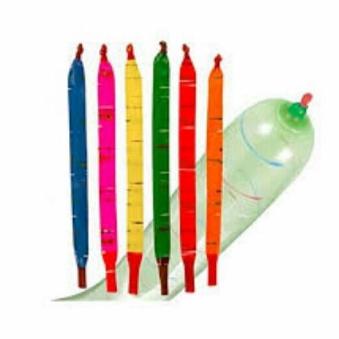 andalanMarket- ISI 100 PCS BALON ROKET / BALON TERBANG / BALON BUNYI + ALAT EMBUS