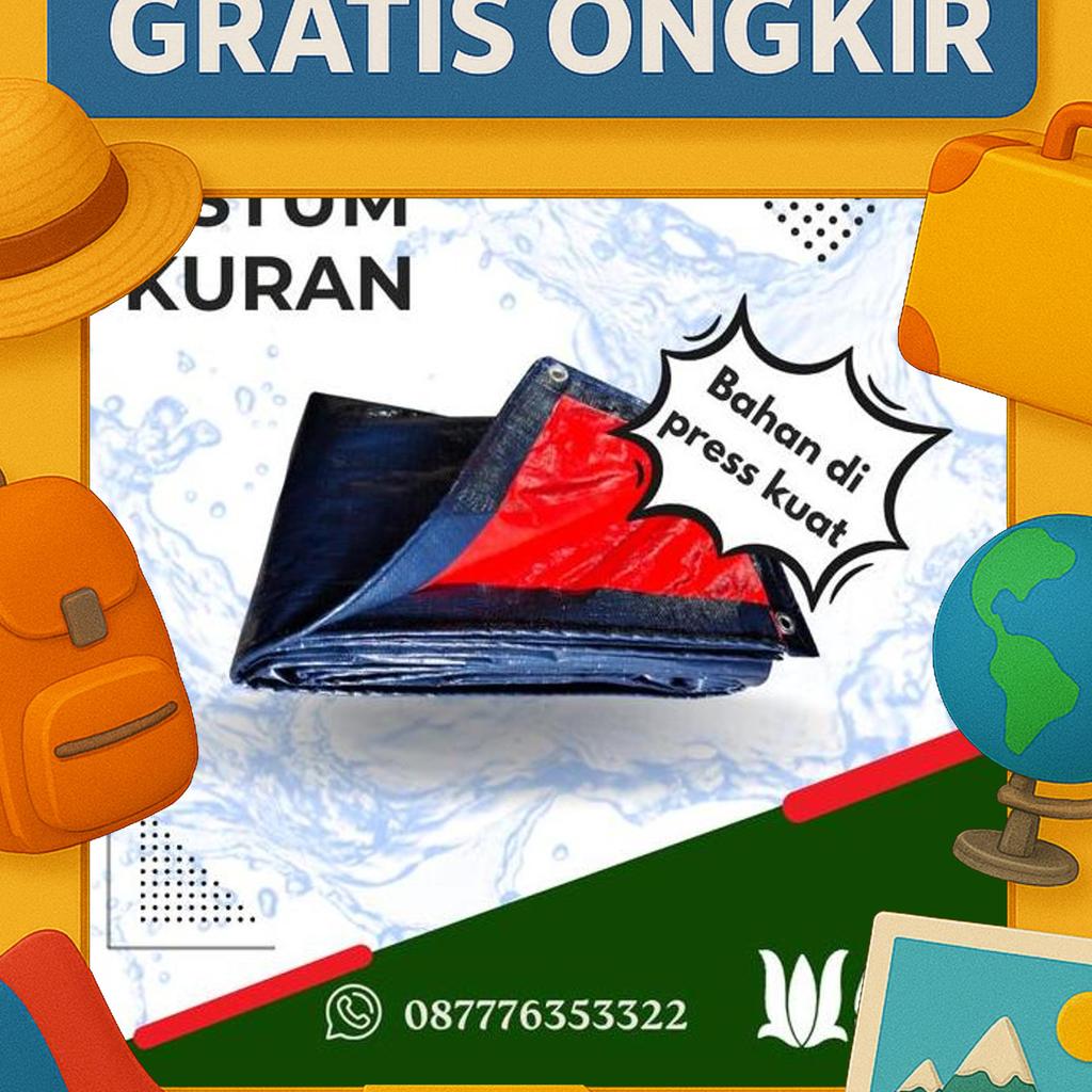 Terpal Plastik A12 Korea 5X10 | Terpal Plastik Korea 5 X 10