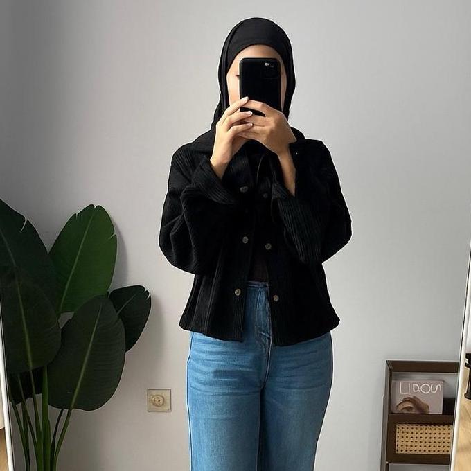 Hau- LORY JACKET CORDUROY | JACKET CROP WANITA